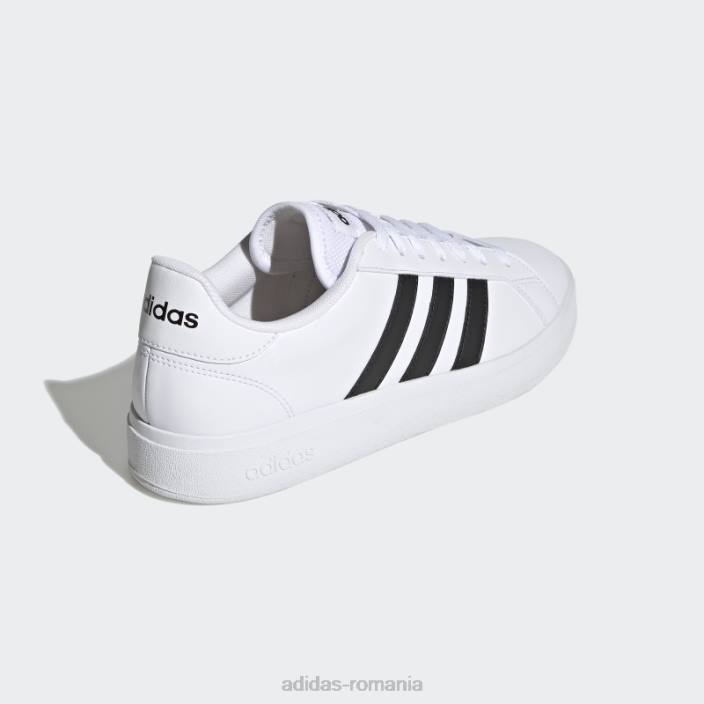 Adidas grand court td lifestyle court pantofi casual negri fierbinți bărbați alb negru 2JBN149