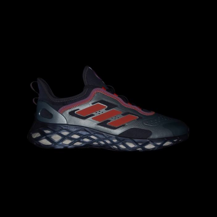 Adidas gri met web boost running sportswear lifestyle pantofi bărbați gri met/portocaliu/marin 2JBN4577