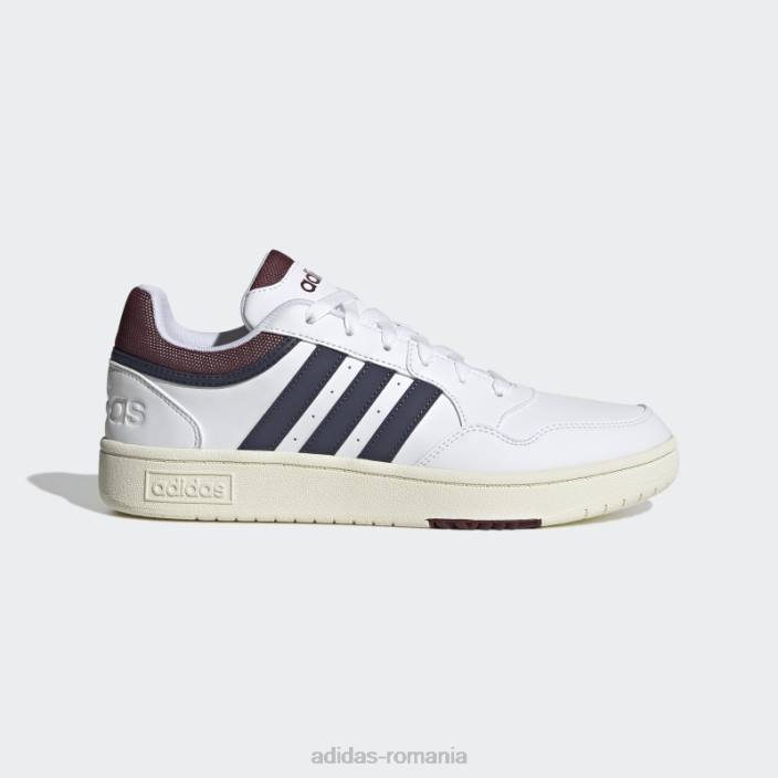 Adidas hoops 3.0 low classic vintage pantofi alb adidas bărbați alb/marinier/rosu 2JBN4032