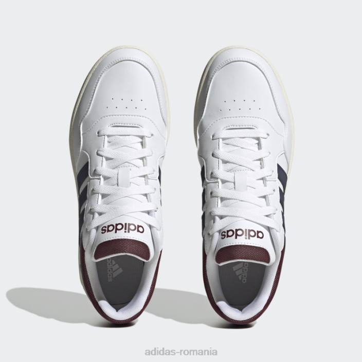 Adidas hoops 3.0 low classic vintage pantofi alb adidas bărbați alb/marinier/rosu 2JBN4032