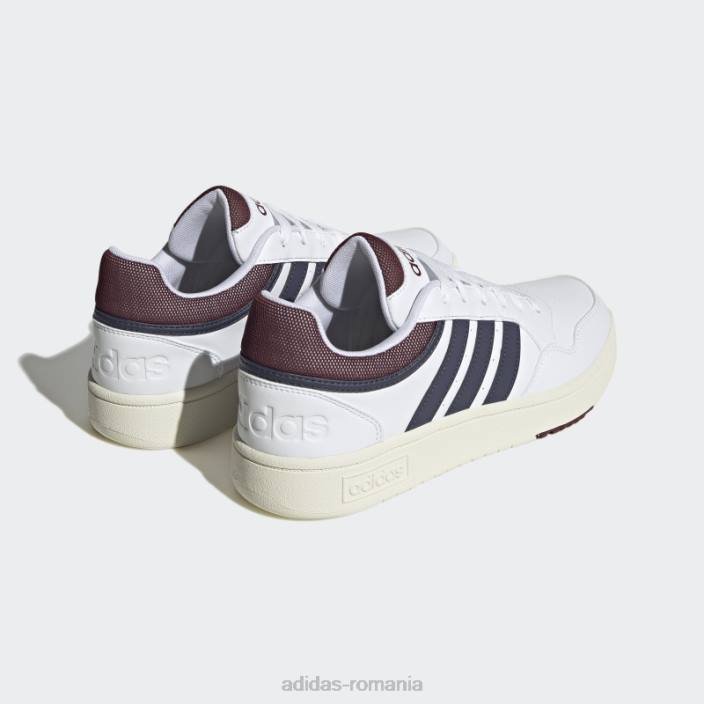 Adidas hoops 3.0 low classic vintage pantofi alb adidas bărbați alb/marinier/rosu 2JBN4032