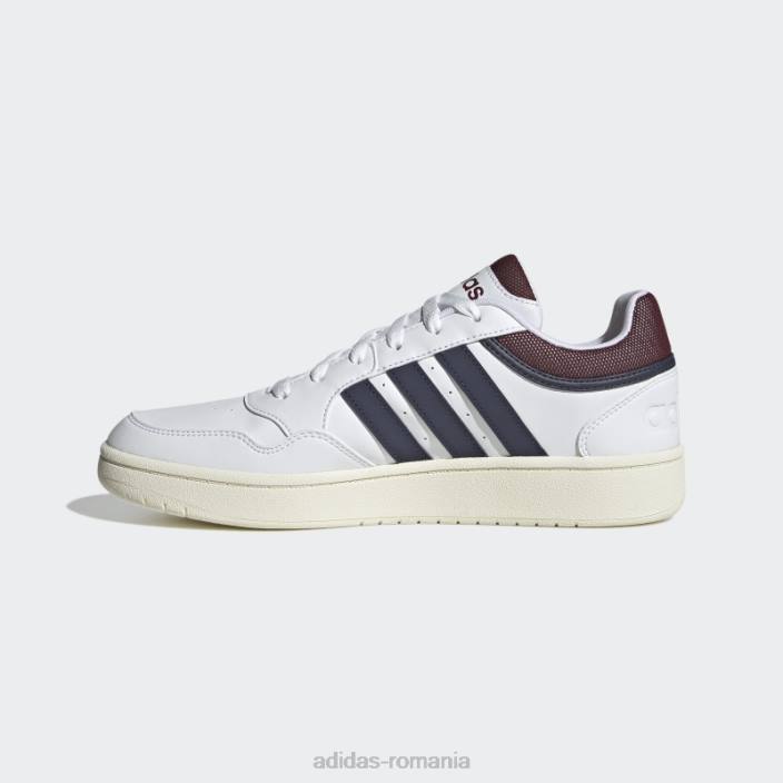 Adidas hoops 3.0 low classic vintage pantofi alb adidas bărbați alb/marinier/rosu 2JBN4032