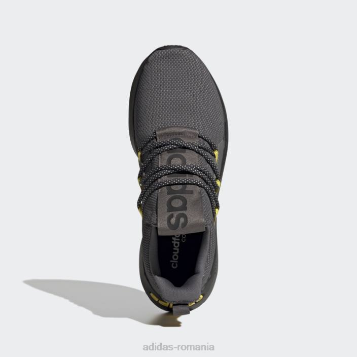 Adidas lite racer adapt 4.0 cloudfoam pantofi slip-on gri adidas bărbați gri/negru 2JBN4482