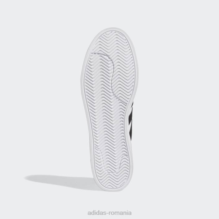 Adidas pantofi adidas albi streetcheck cloudfoam court bărbați alb negru 2JBN4749