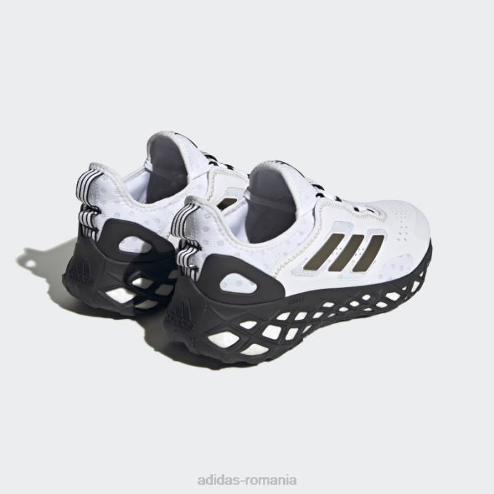 Adidas pantofi albi web boost bărbați alb/auriu metalic/negru 2JBN4235