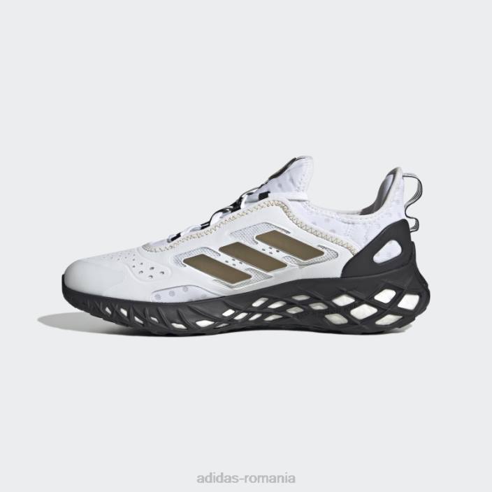 Adidas pantofi albi web boost bărbați alb/auriu metalic/negru 2JBN4235