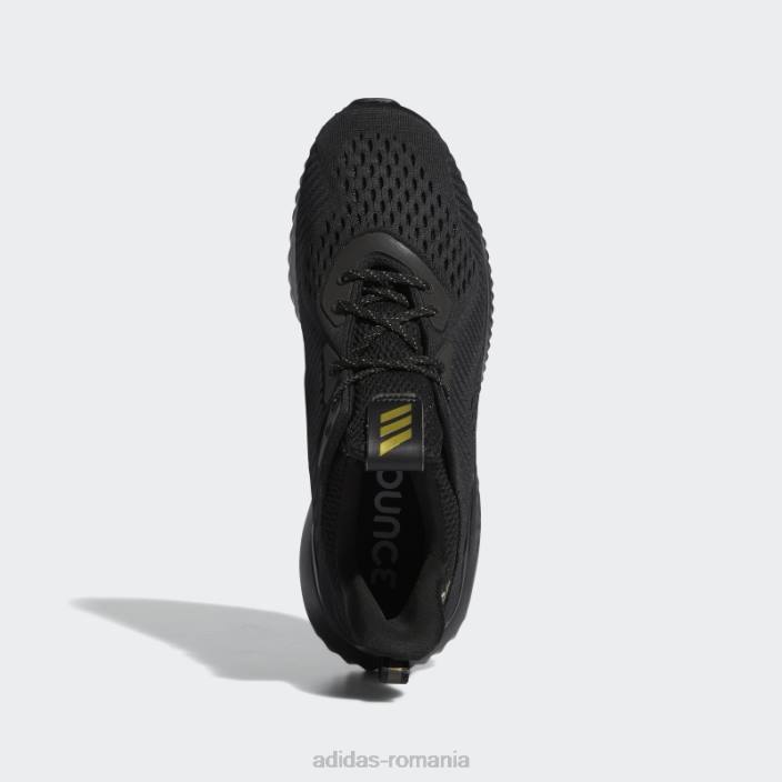 Adidas pantofi alphabounce 1 negri bărbați negru/auriu metalic/gri 2JBN4435