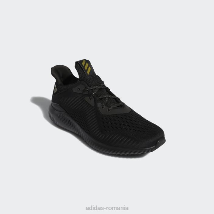 Adidas pantofi alphabounce 1 negri bărbați negru/auriu metalic/gri 2JBN4435