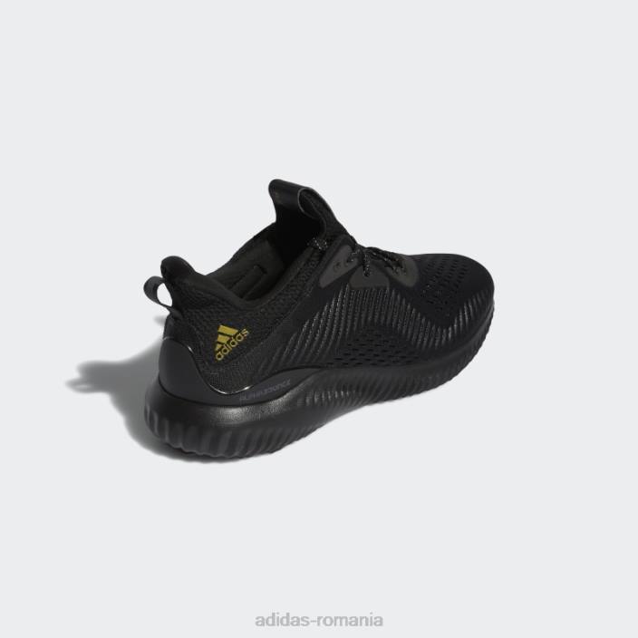 Adidas pantofi alphabounce 1 negri bărbați negru/auriu metalic/gri 2JBN4435