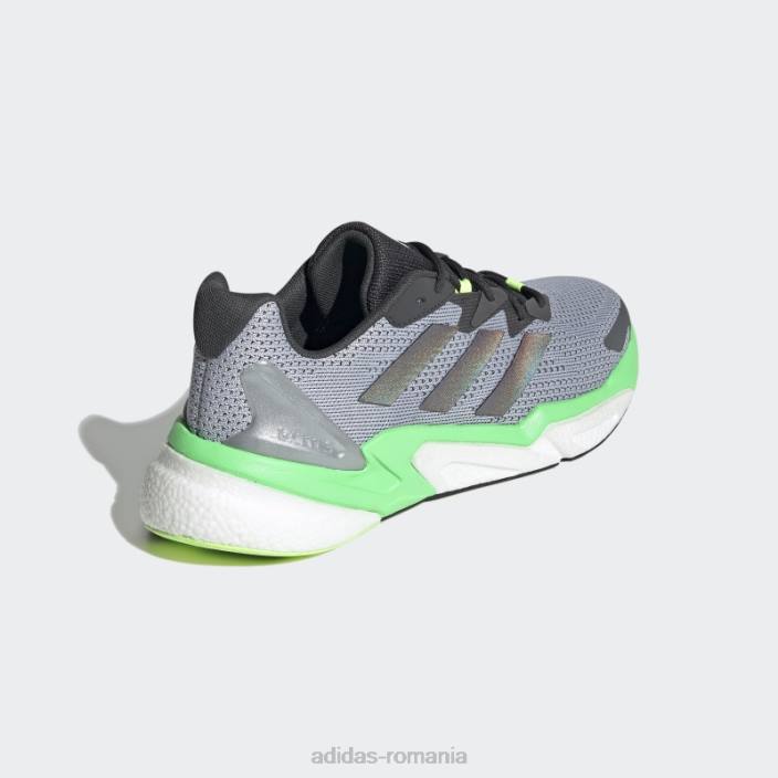Adidas pantofi argintii x9000l3 bărbați argintiu/negru/verde 2JBN12988