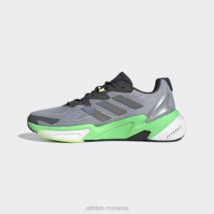 Adidas pantofi argintii x9000l3 bărbați argintiu/negru/verde 2JBN12988