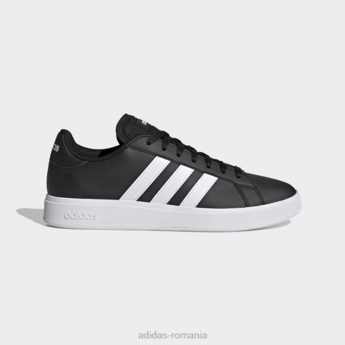 Adidas pantofi casual negri grand court td lifestyle court bărbați alb negru 2JBN365