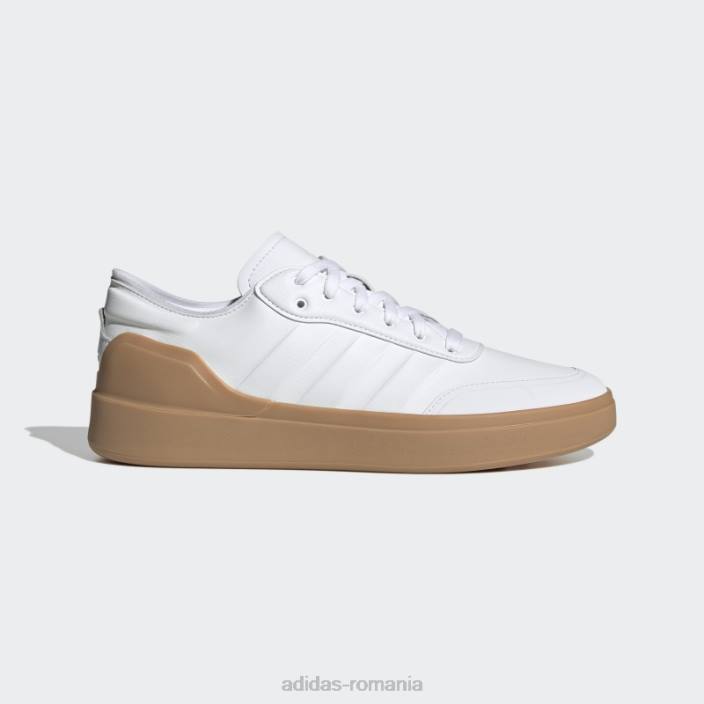 Adidas pantofi court revival alb adidas bărbați alb/gumă 2JBN4104