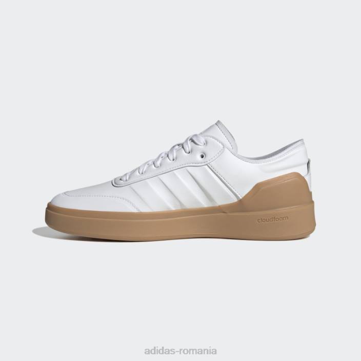 Adidas pantofi court revival alb adidas bărbați alb/gumă 2JBN4104