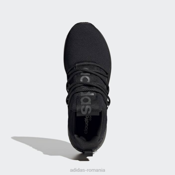 Adidas pantofi cu slip-on black lite racer adapt 4.0 cloudfoam bărbați gri inchis 2JBN5927