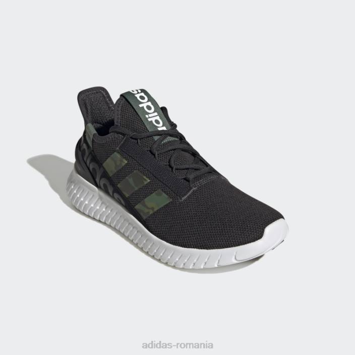 Adidas pantofi de alergare capturar 2.0 cloudfoam lifestyle negri bărbați oxid negru/verde 2JBN4675