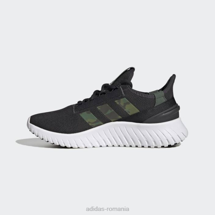 Adidas pantofi de alergare capturar 2.0 cloudfoam lifestyle negri bărbați oxid negru/verde 2JBN4675