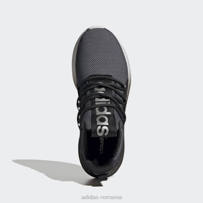 Adidas pantofi de alergare lite racer adapt 4 cloudfoam lifestyle alb bărbați alb negru 2JBN4436