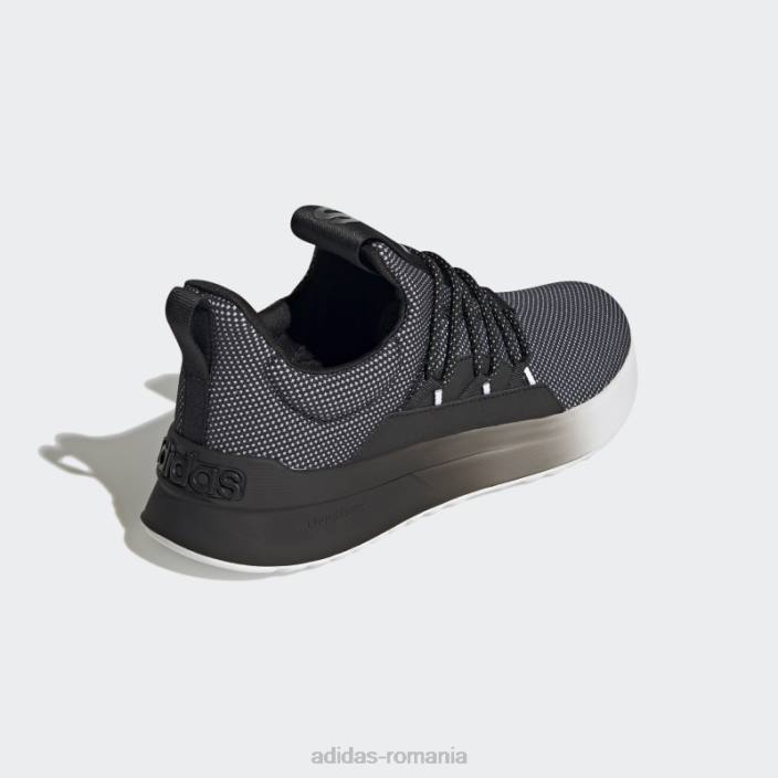 Adidas pantofi de alergare lite racer adapt 4 cloudfoam lifestyle alb bărbați alb negru 2JBN4436