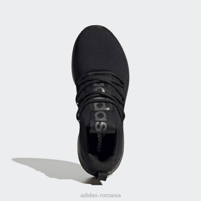 Adidas pantofi de alergare lite racer adapt 4 cloudfoam lifestyle negri bărbați gri inchis 2JBN4771