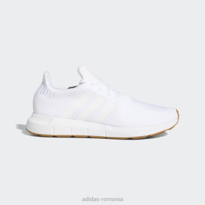Adidas pantofi de alergat de gumă rapidă bărbați alb/gumă 2JBN32