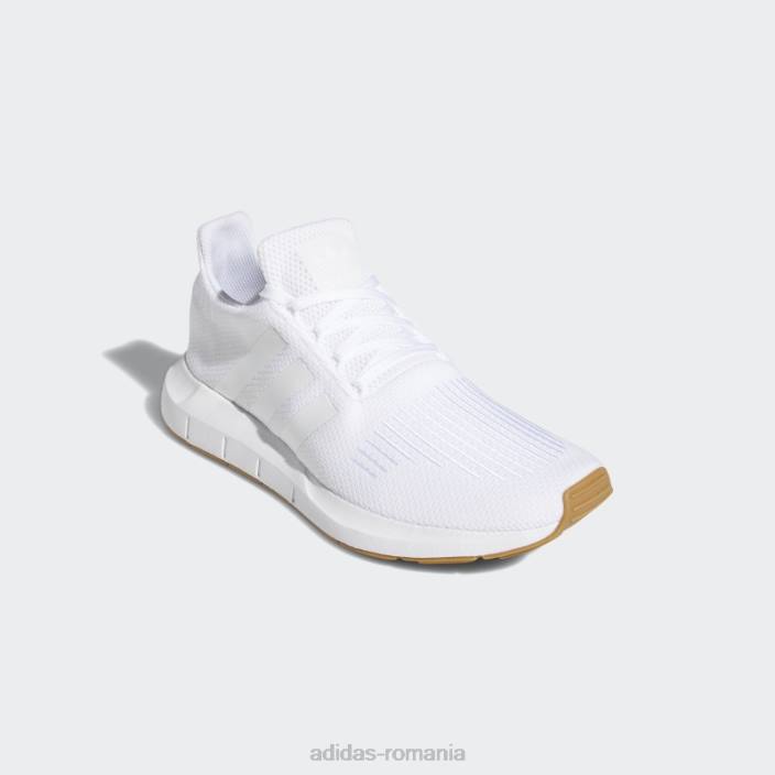 Adidas pantofi de alergat de gumă rapidă bărbați alb/gumă 2JBN32