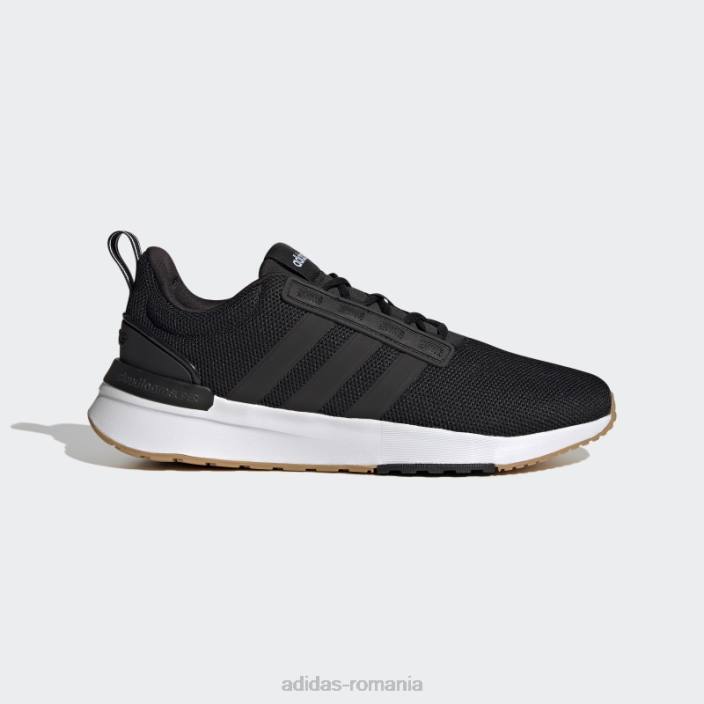 Adidas pantofi de gumă racer tr21 bărbați negru/gumă 2JBN3916