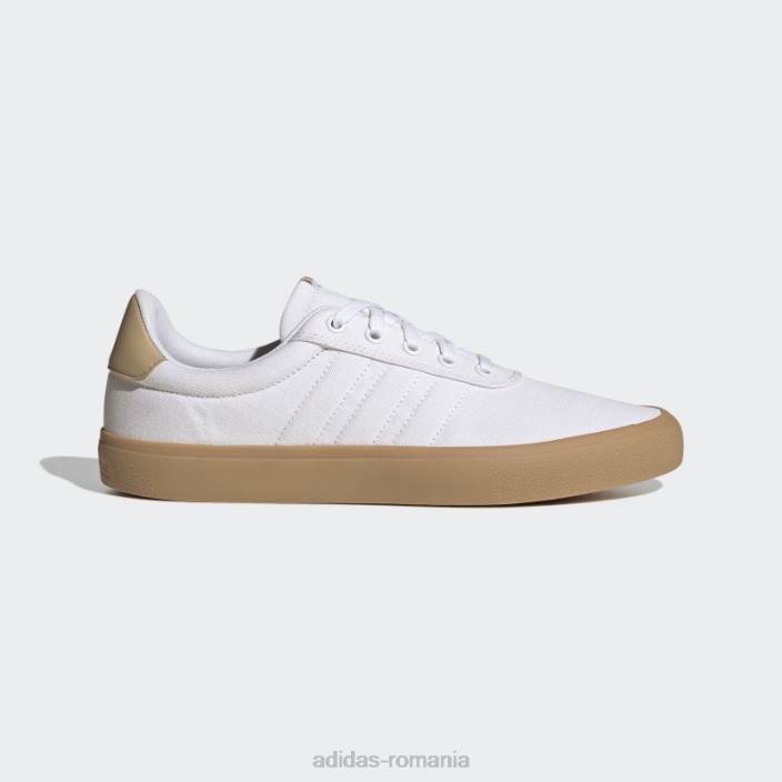 Adidas pantofi de skateboard vulc raid3r alb bărbați alb/bej 2JBN4022
