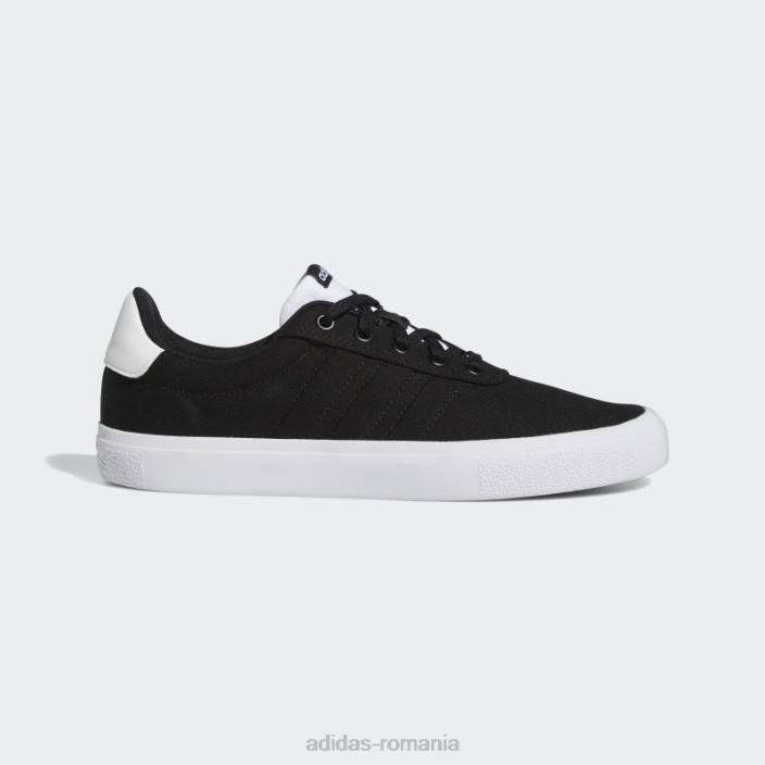 Adidas pantofi de skateboard vulc raid3r negri bărbați alb negru 2JBN4373