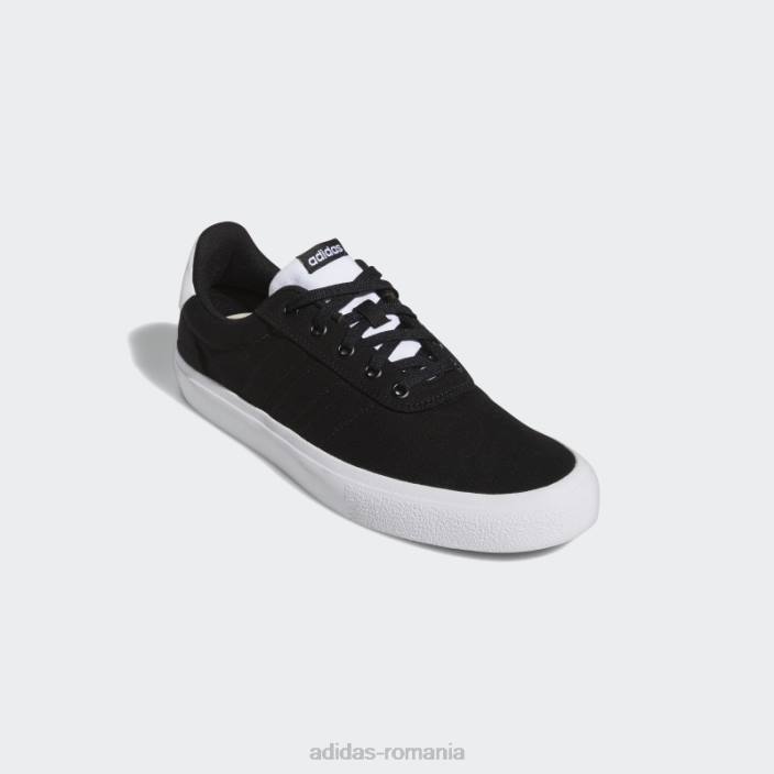 Adidas pantofi de skateboard vulc raid3r negri bărbați alb negru 2JBN4373
