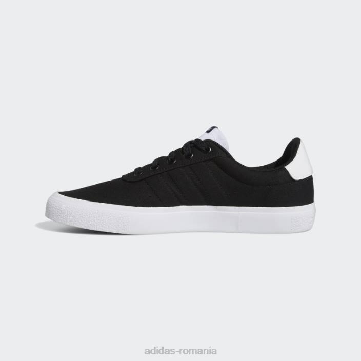 Adidas pantofi de skateboard vulc raid3r negri bărbați alb negru 2JBN4373