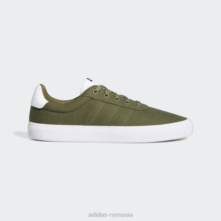 Adidas pantofi de skateboard vulc raid3r olive bărbați măsliniu/alb 2JBN4460