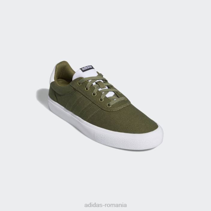 Adidas pantofi de skateboard vulc raid3r olive bărbați măsliniu/alb 2JBN4460