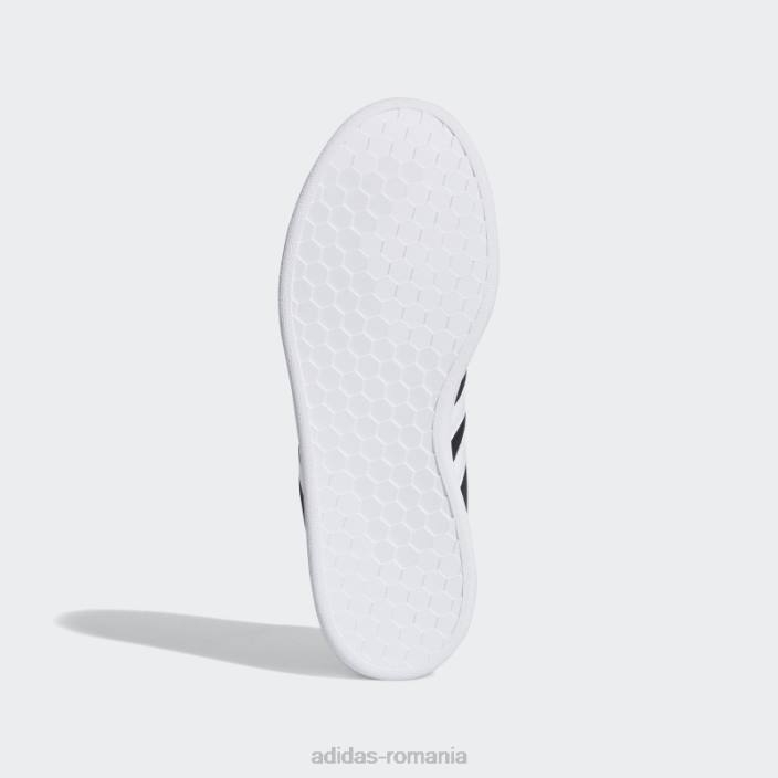Adidas pantofi negri Grand Court bărbați alb negru 2JBN13066