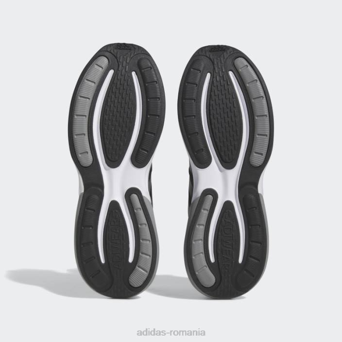 Adidas pantofi negri alphabounce+ sustainable bounce bărbați negru/carbon/gri 2JBN3964