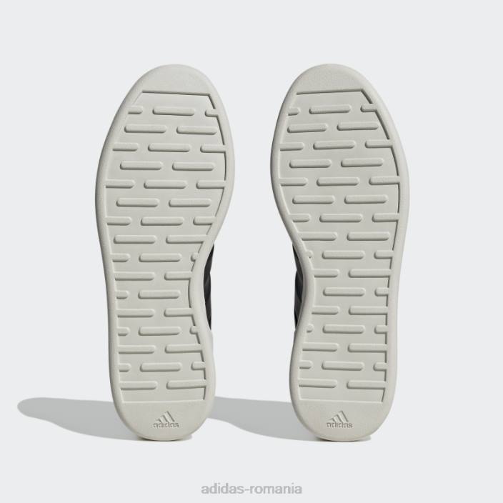 Adidas pantofi negri de renaștere a curții bărbați gri inchis 2JBN4198