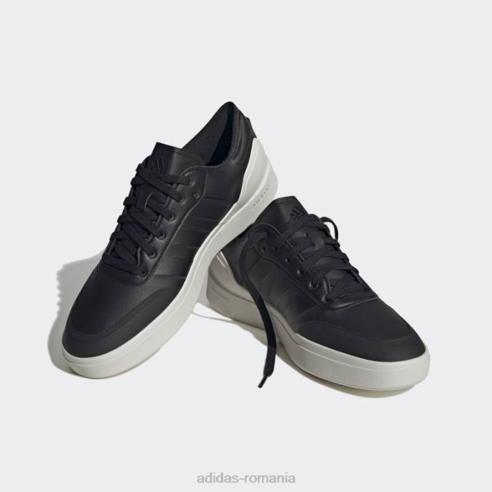 Adidas pantofi negri de renaștere a curții bărbați gri inchis 2JBN4198