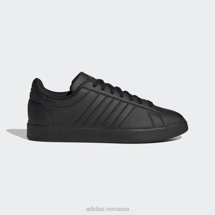Adidas pantofi negri grand court cloudfoam confort adidas bărbați alb negru 2JBN4389