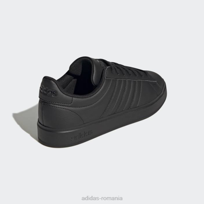Adidas pantofi negri grand court cloudfoam confort adidas bărbați alb negru 2JBN4389