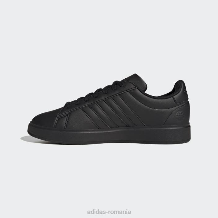 Adidas pantofi negri grand court cloudfoam confort adidas bărbați alb negru 2JBN4389