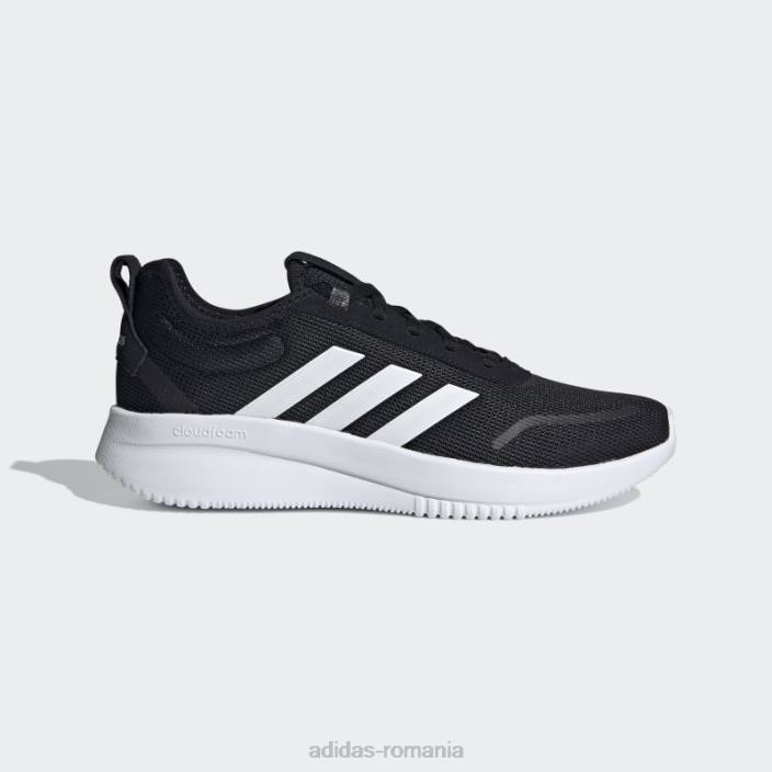 Adidas pantofi negri lite racer rebold bărbați alb negru 2JBN551