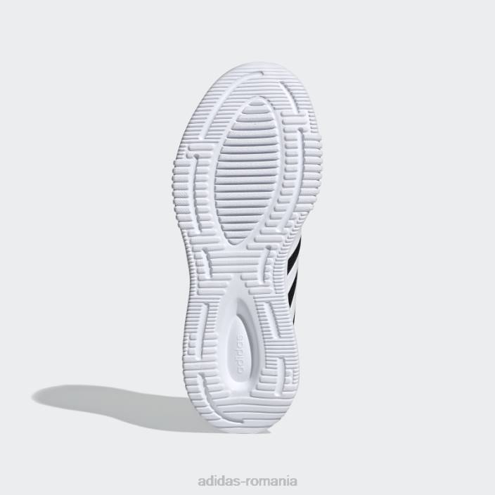 Adidas pantofi negri lite racer rebold bărbați alb negru 2JBN551