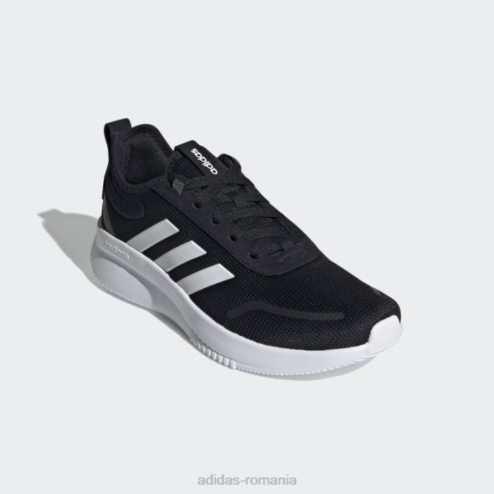 Adidas pantofi negri lite racer rebold bărbați alb negru 2JBN551