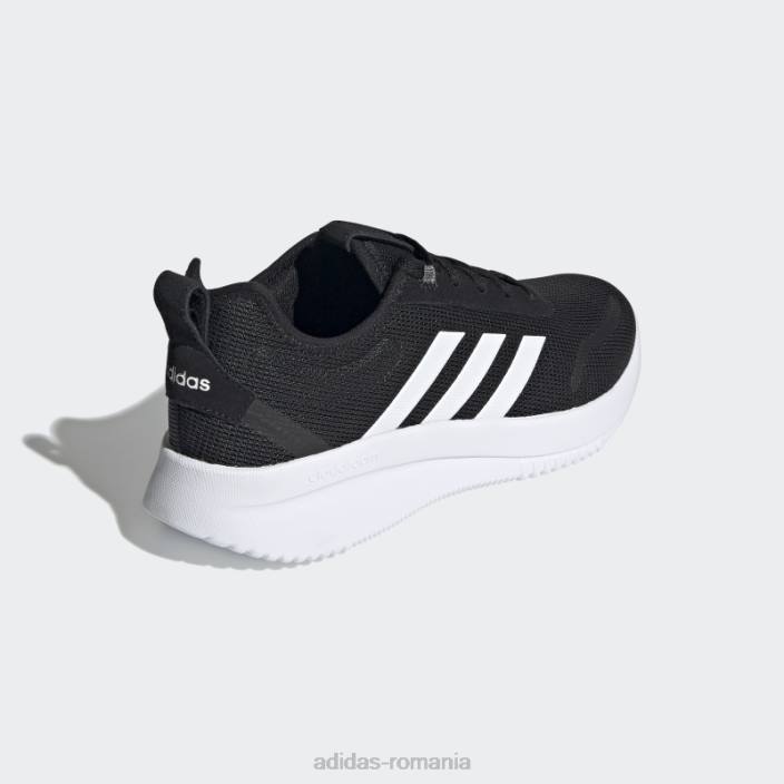 Adidas pantofi negri lite racer rebold bărbați alb negru 2JBN551