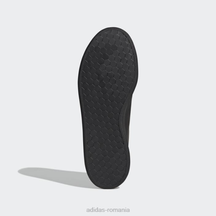 Adidas pantofi negri pentru stil de viață avantaj court adidas bărbați gri inchis 2JBN375