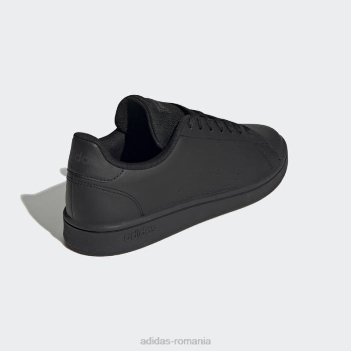 Adidas pantofi negri pentru stil de viață avantaj court adidas bărbați gri inchis 2JBN375