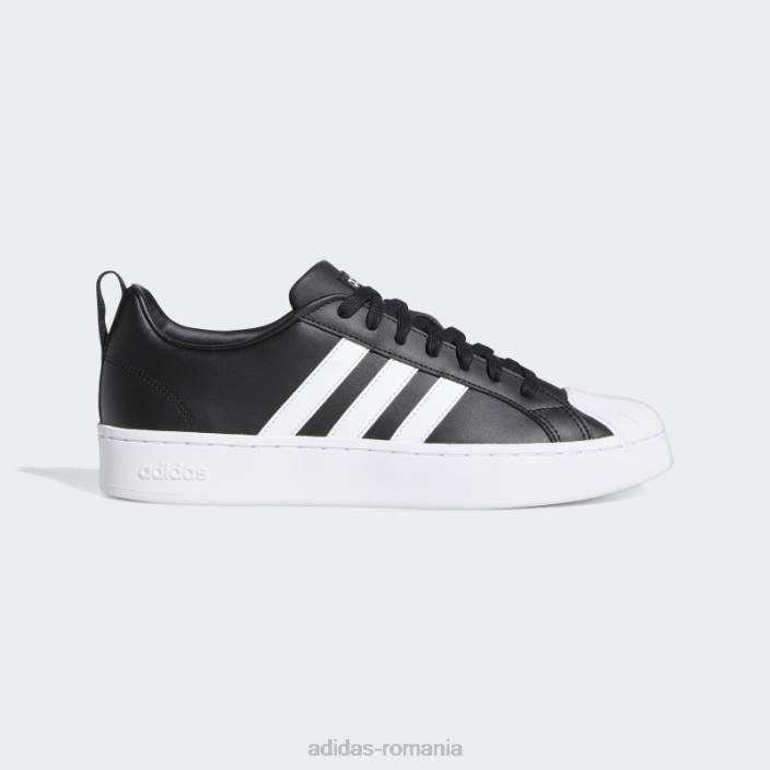 Adidas pantofi negri streetcheck cloudfoam court low bărbați alb negru 2JBN605