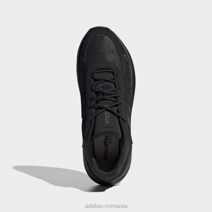 Adidas pantofi ozelle cloudfoam negri bărbați negru/carbon 2JBN4375