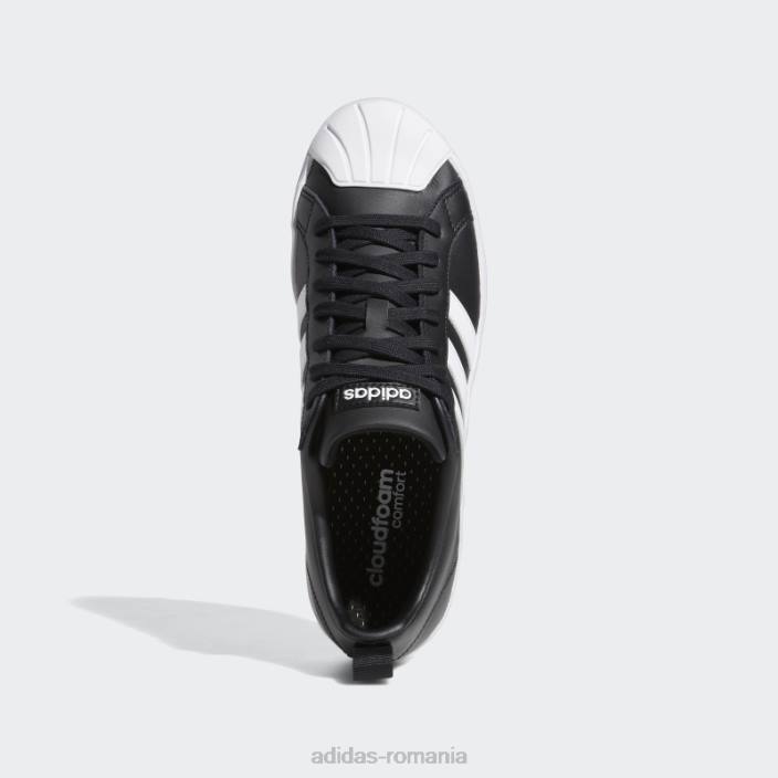 Adidas pantofi streetcheck cloudfoam court negri adidas bărbați alb negru 2JBN4242