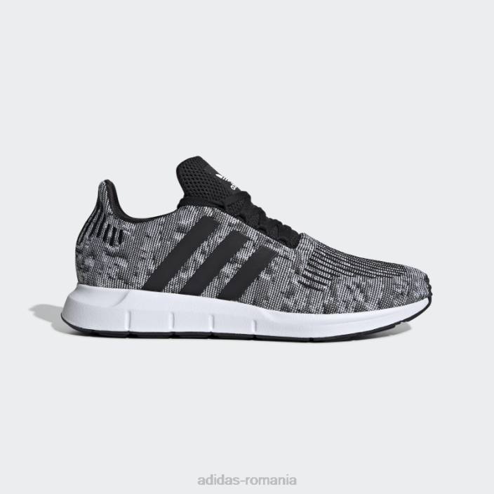 Adidas pantofi swift run negri bărbați alb negru 2JBN191